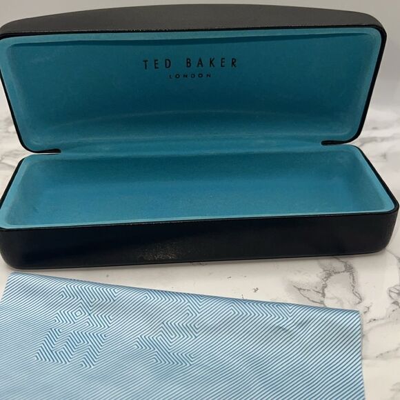 TED BAKER Black Eyeglass Case and Cloth - Picture 2 of 5